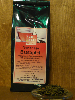 Grüner Tee Bratapfel