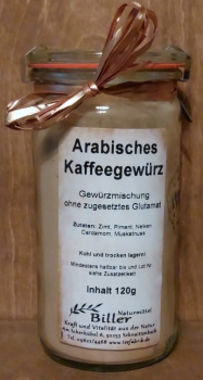 Arabisches Kaffeegewürz im Glas, 120g
