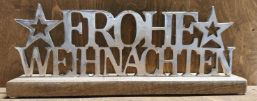 Aufsteller "Frohe Weihnachten"