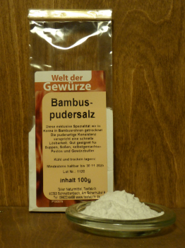 Bambuspudersalz