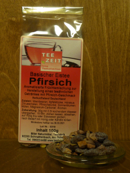 Aromatisierter basischer Eistee Pfirsich