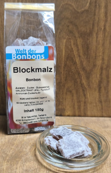Bonbon Blockmalz, 150g