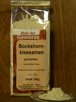 Bockshornkleesaat gemahlen