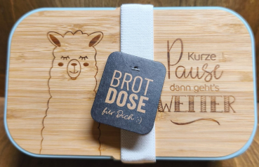 Brotdose "Kurze Pause, dann geht´s weiter"
