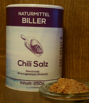 Chilisalz fein Gewürzsalz im Streuer, 250g