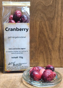 Cranberry gefriergetrocknet, 10g