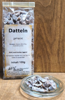Dattelwürfel kandiert