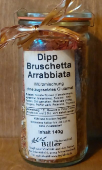 Dipp Bruschetta Arrabbiata im Glas, 140g
