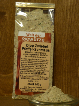 Dipp Zwiebel Pfeffer Schmaus