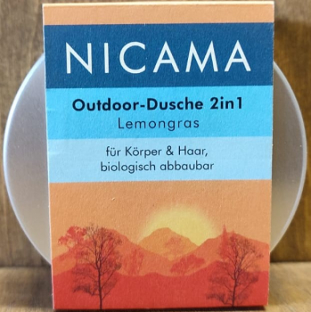 NICAMA Outdoor - Dusche 2 in 1 "Lemongras", 60g
