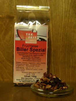 Aromatisierter Früchtetee Biller Spezial
