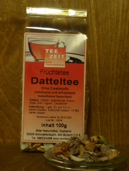 Naturbelassener Früchtetee Dattel
