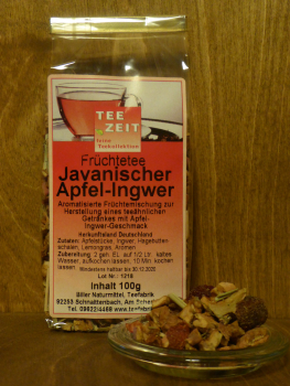Früchtetee Javanischer Apfel Ingwer