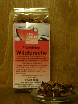 Aromatisierter Früchtetee Wildkirsche