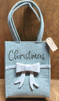 Filztasche "Christmas", mintgrün