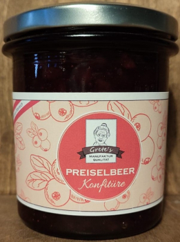 Grete´s Fruchtaufstrich "Preiselbeer", 380g