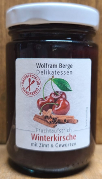 Fruchtaufstrich Winterkirsche mit Zimt und Gewürzen, 180g