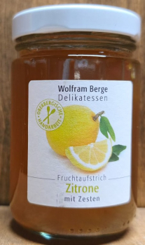 Fruchtaufstrich Zitrone mit Zesten, 170g