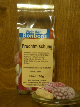 Bonbon Früchtemischung, 150g