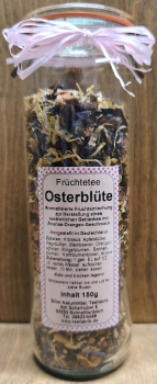 Früchtetee Osterblüte im Glas, 150g