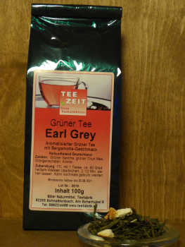 Aromatisierter Grüntee Earl Grey