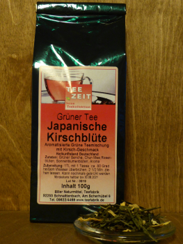 Aromatisierter Grüntee Japanische Kirschblüte