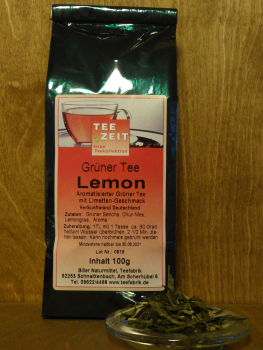 Aromatisierter Grüntee Lemon