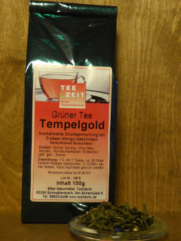 Aromatisierter Grüntee Tempelgold