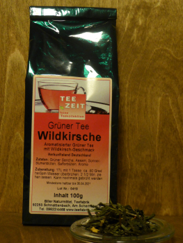 Aromatisierter Grüntee Wildkirsche