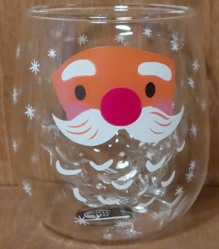Glas "Weihnachtsmann", doppelwandig