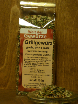 Grillgewürz grob, ohne Salz