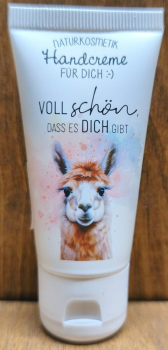 Handcreme Lama "Voll schön, dass es dich gibt", 30ml