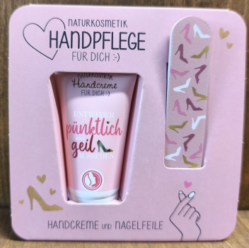 Handpflegeset "Entweder pünktlich oder geil aussehen"