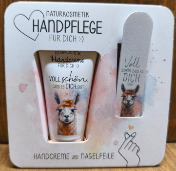 Handpflegeset Lama "Voll schön, dass es dich gibt"