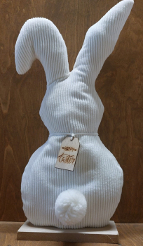 Hasenaufsteller "Happy Easter", weiß