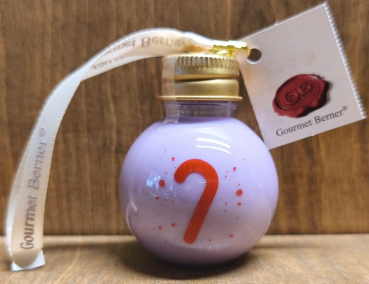Christbaumkugel "Heidelbeer Sahnelikör", 5cl