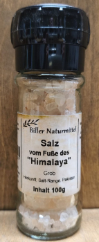 Salz vom Fuße des "Himalaya" in der Gewürzmühle, 100g