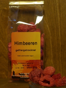 Himbeeren gefriergetrocknet, 20g