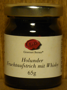 Holunder Fruchtaufstrich mit Whisky, 65g