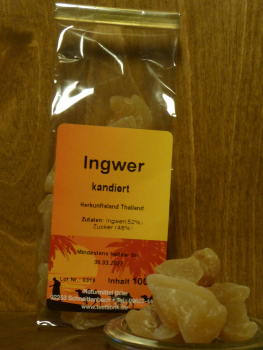 Ingwer kandiert, groß