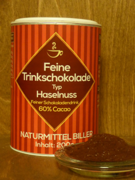 Typ Haselnuss Trinkschokolade, 200g Dose