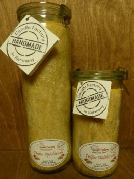 Kerze "Heißer Apfelstrudel" groß