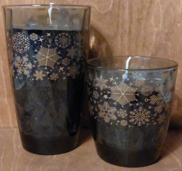 Diamond Candle Eiskristall "Winterabend" klein