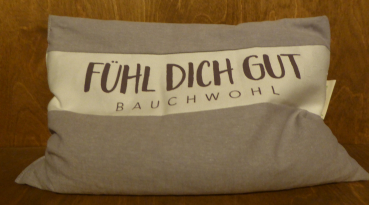 Bauchwohlkissen "Fühl dich gut"