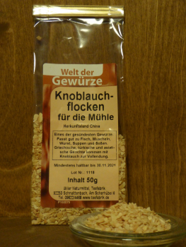 Knoblauchflocken f. d. Mühle
