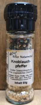 Knoblauchpfeffer in der Gewürzmühle, 55g