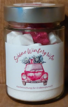 Kochmischung für Erdbeerpunsch "Schöne Wintergrüße"