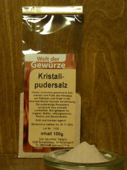 Kristallpudersalz