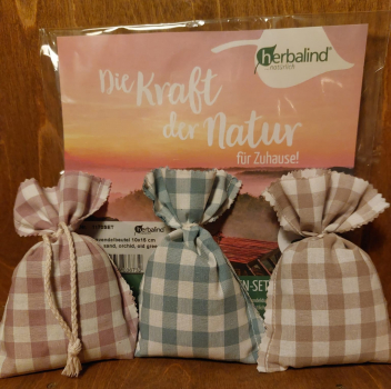 Lavendel Duftbeutel "Karo" 3er Set