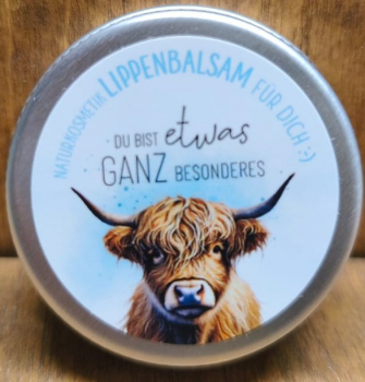 Lippenbalsam Kuh "Du bist etwas ganz besonderes", 10g